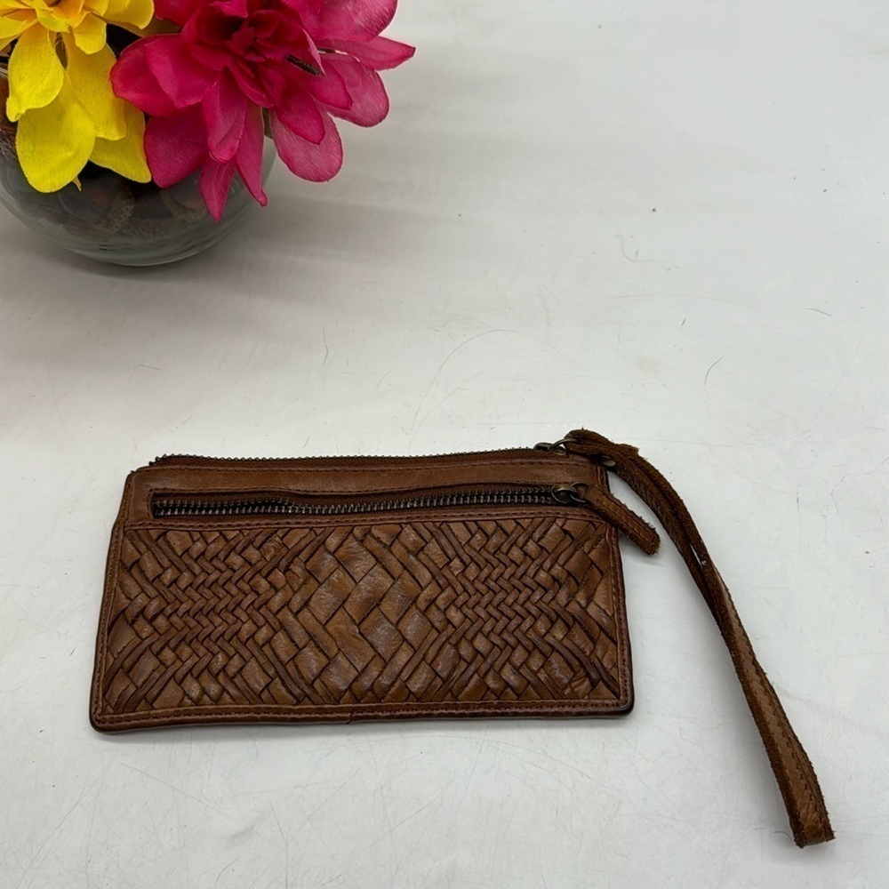 Woven Leather Wallet Made In India